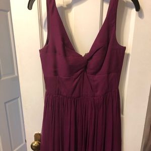 J. Crew plum silk taffeta Cocktail dress